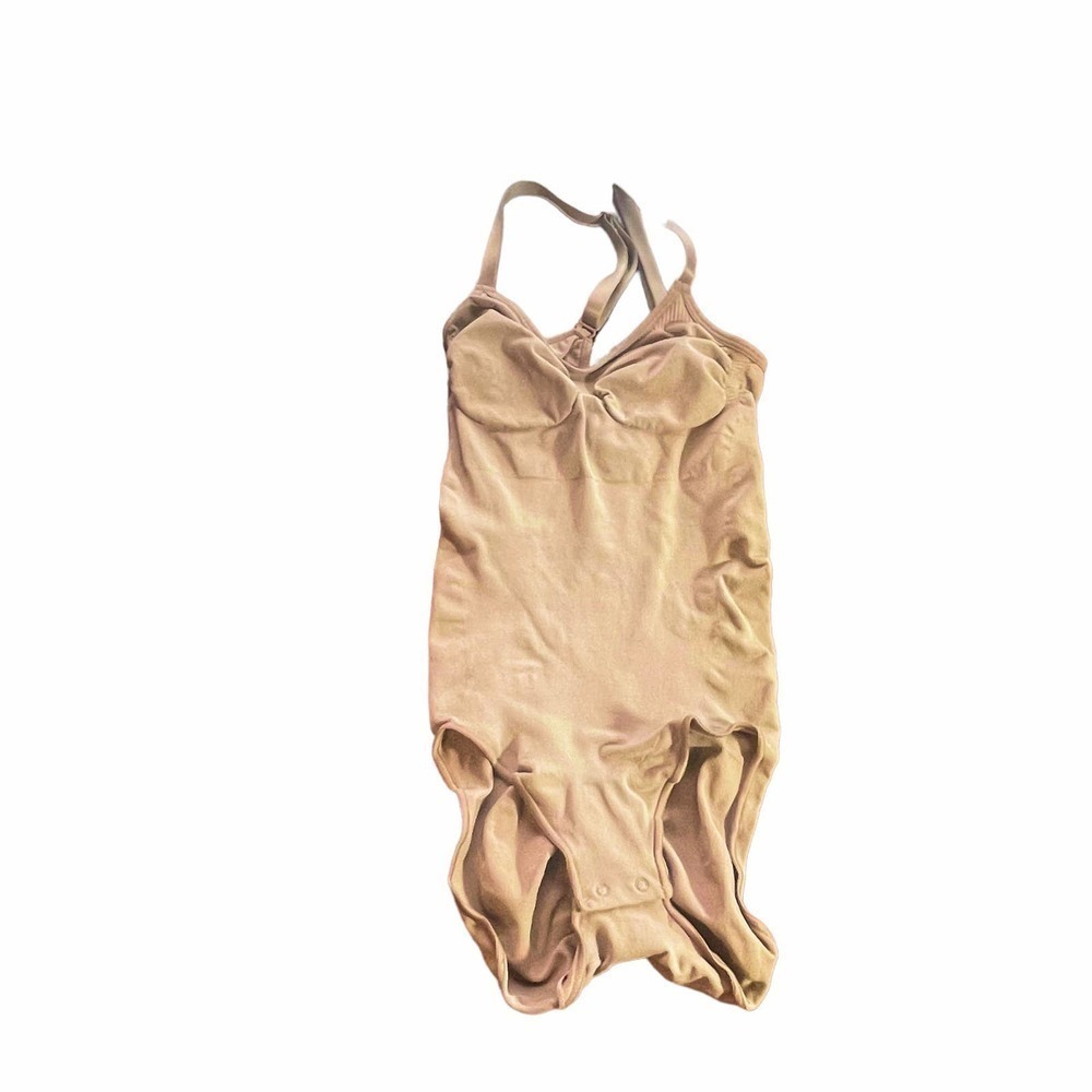 Skims Sculpting Snaps Bodysuit Adjustable straps Tan Women's Size L/XL NWOT - Picture 7 of 10